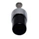 Black Silver Tiny Cylinder Glass Cabinet knobs